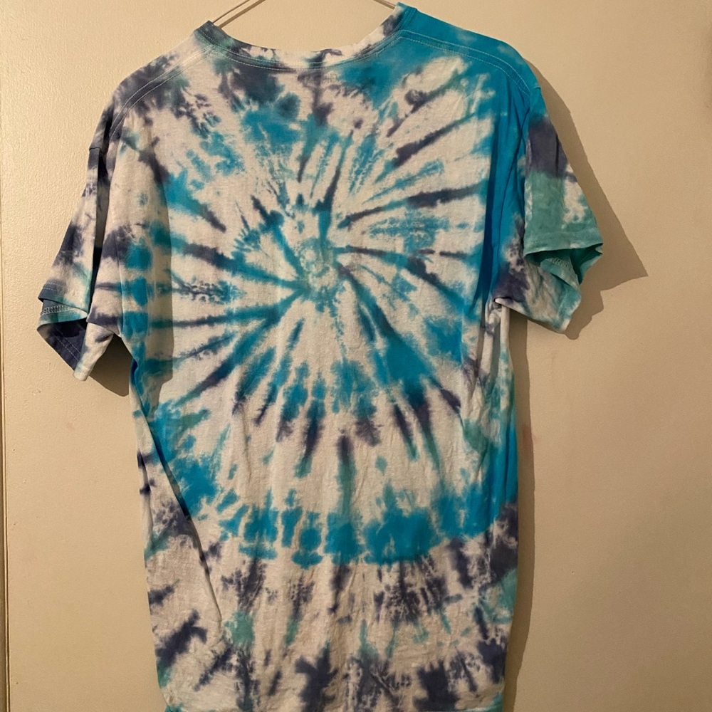 Blue tie dye shirt